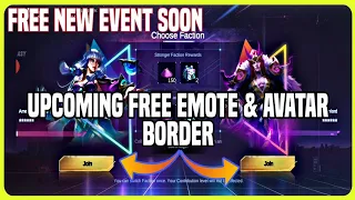 Free Border & Free Emote Upcoming New Event | Faction Battle Event | MLBB