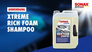 Anwendung SONAX XTREME Rich Foam Shampoo