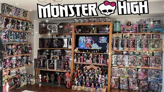 MONSTER HIGH COLLECTION TOUR!! - OVER 300 DOLLS!!🖤