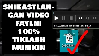 Brak video fayl tiklashni pullik usuli 100% natija, wondershare repair it