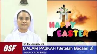 MAZMUR TANGGAPAN MALAM PASKAH Setelah Bacaan Keenam, Tahun a (Edisi Baru) 8 April 2023