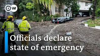 Flooding and power outages in California | DW News