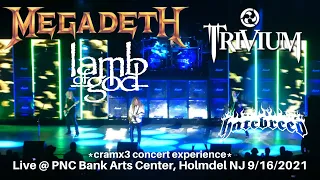 The Metal Tour of the Year - Megadeth Lamb of God Trivium Hatebreed LIVE @ PNC Bank Arts Center NJ