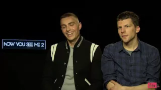 Jesse Eisenberg and Dave Franco chat about Now you See Me 2