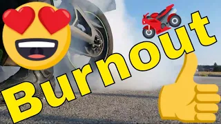 Burnout Закрытие Мотосезона / #мотоцикл  Бёрна́ут