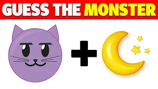 Guess the MONSTER'S EMOJI! | Smiling Critters , POPPY PLAYTIME CHAPTER 3 (CatNap)