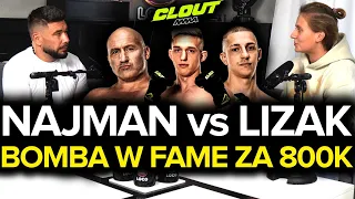 KASIA JUŻ NIE Z FANSPORTU - LIZAK VS NAJMAN I BORO W CLOUT MMA. Bombowa stawka w Fame