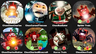 Minecraft Choo Choo Charles Roblox,Cursed Thomas,Bus Eater,Choo Choo Train,Horror Train,Spider Train