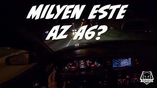 Milyen este az Audi A6? - Audi A6 3.0 V6 TDI - Vezetős videó - Éjszakai vezetés -  Takács Production