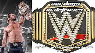 Seth Rollins All WWE Championship Defenses (First Reign) {SiteMorgan}
