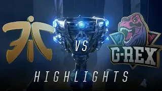 FNC vs. GRX - Worlds Group Stage Match Highlights (2018)