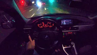 POV BMW E90 320d xDrive Night Drive 177HP Manual