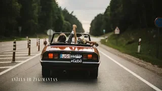 Anželos ir Žygimanto Gečo vestuvių filmas. Ilgasis vestuvių video. Vilnius, Trakai Margio krantas
