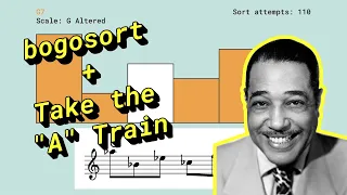 Bogosort Takes the "A" Train Until it Sorts the List