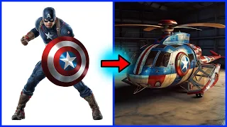 SUPERHEROES 🔥 but Helicopter💥 All Characters (Marvel & DC). FULL VERSION