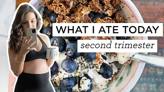 WHAT I EAT DURING PREGNANCY ⭐️ second trimester edition