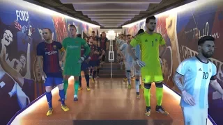 Pes 2018 Demo Argentina vs Barcelona  Gameplay PS4 HD 1080p