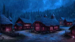 Sleep easily on the tin roof of the rainforest at night ⛈️ with soothing rain and terrifying thunder