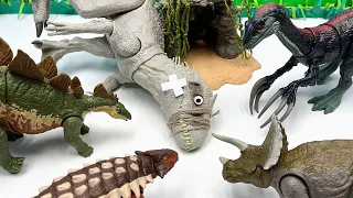 Dinosaur Battle Video | Indominus VS 4 Dinosaurs | Dino Egg Hatching 공룡 배틀 쥬라기월드