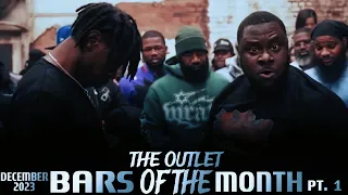 Battle Raps Bars Of The Month December 2023 Pt. 1 | The Outlet