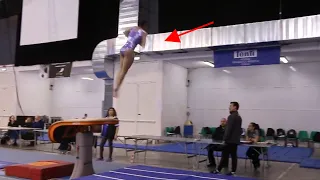 Sunisa Lee (USA) Yurchenko Double - Training Day 1, 2019 City of Jesolo Trophy