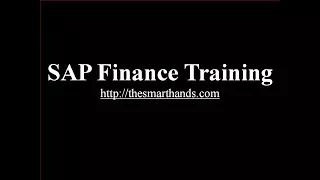 SAP Finance Training - Introduction to SAP Finance (Video 1)