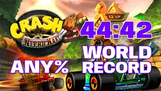 [World Record] Crash Nitro Kart Any% Speedrun: 44:42