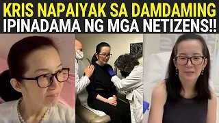 KRIS AQUINO NAPAIYAK SA DAMDAMING IPINADAMA SA KANYA NG MGA NETIZENS!!