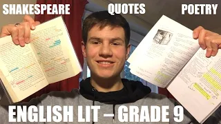 HOW TO GET A 9 - ENGLISH LITERATURE GCSE