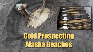 Alaska Beach Prospecting - LOTS of FINE Gold