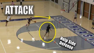 Improve Your Layups With this Challenging Basketball Drill - 1 on 1 At The Rim