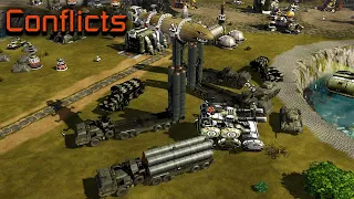 Conflicts - Red Alert 3 | 1 vs 2 Brutal AI |