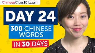 Day 24: 240/300 | Learn 300 Chinese Words in 30 Days Challenge