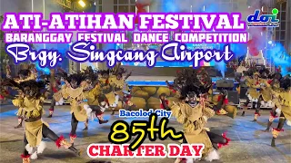 Ati-Atihan Festival Brgy Singcang Airport Bacolod City Baranggay Festival Dance Competition 2023