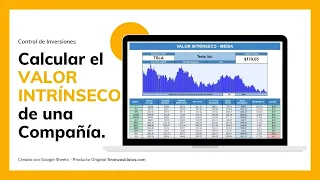 🔥Herramienta para CALCULAR el VALOR INTRÍNSECO de una EMPRESA  | Descarga la Plantilla PREMIUM