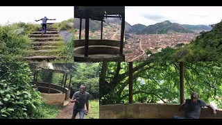 Idanre hill has five resting points before you get to the top