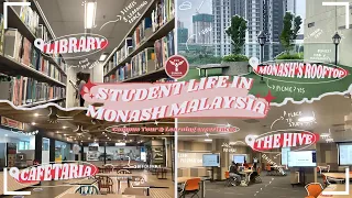 #EuVlog [2] 🇲🇨🇲🇾 STUDENT LIFE IN MONASH MALAYSIA || Campus Tour + Learning