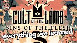 Everything We Learned About Sins of the Flesh | Cult of the Lamb