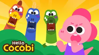 🦖 The Mimus Trio | Dinosaur Songs for Kids | Gallimimus, Ornithomimus,  Struthiomimus | Hello Cocobi