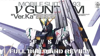 RX-93 Nu Gundam Full Build And Review (Master Grade 1/100 Ver. Ka)