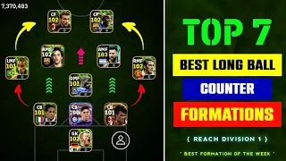 Top 7 Best Formations For Long Ball Counter In eFootball 2024 Mobile