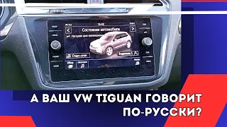 Русификация Volkswagen Tiguan WV7 | Магнитола на русском