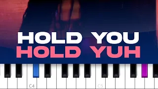 Gyptian - Hold You (Hold Yuh)  (piano tutorial)