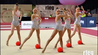 Exhibición conjunto junior - ESPAÑA (5 pelotas) - Pamplona