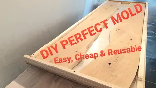 How to create a perfect mold for epoxy tables/river tables