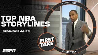 Stephen's A-List: Top NBA Storylines 🏀 + High-scoring GOOD or BAD for the NBA? 🤔 | First Take