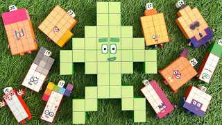 Looking for Numberblocks NEW 118 Puzzle Tetris Space ASMR | Numberblocks Satisfying Video