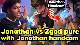 Jonathan vs Zgod live tdm with Johny handcam 🔥 Savitar Avii and Rexx in godlike bootcamp 🇮🇳