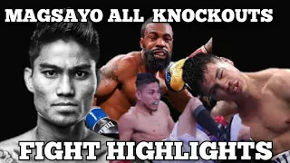 Mark 'Magnifico' Magsayo All KNOCKOUT HIGHLIGHTS | Magsayo vs Vargas | #magsayo #reyvargas