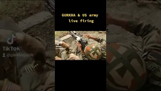 US Army & Gurkha Soldier Live Firing